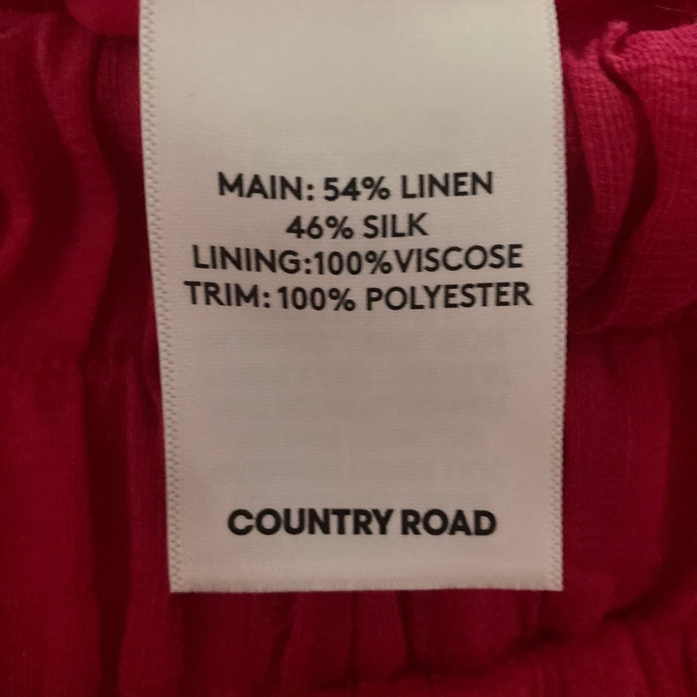 Country Road red/pink mini skirt. - Picture 3 of 4